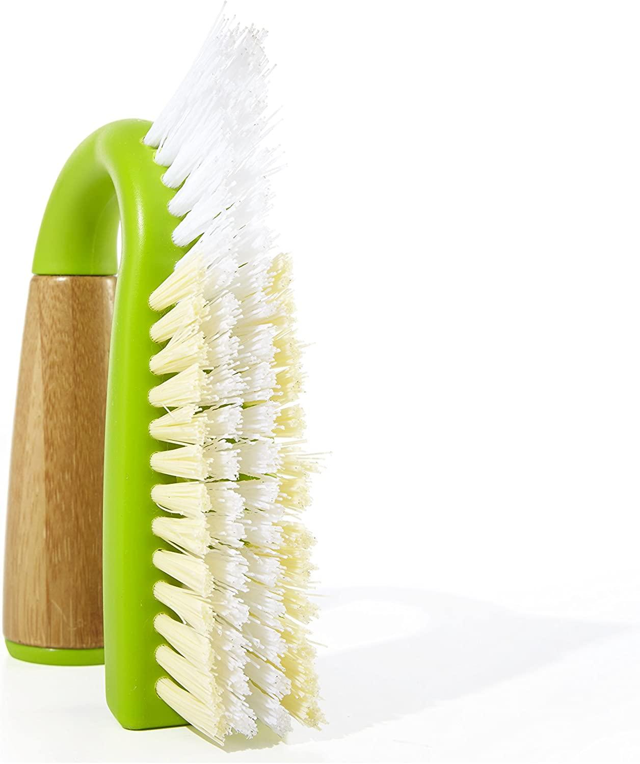 Small Scrub Brush, Medium Soft Bristles Mini Grout Brush, Micro