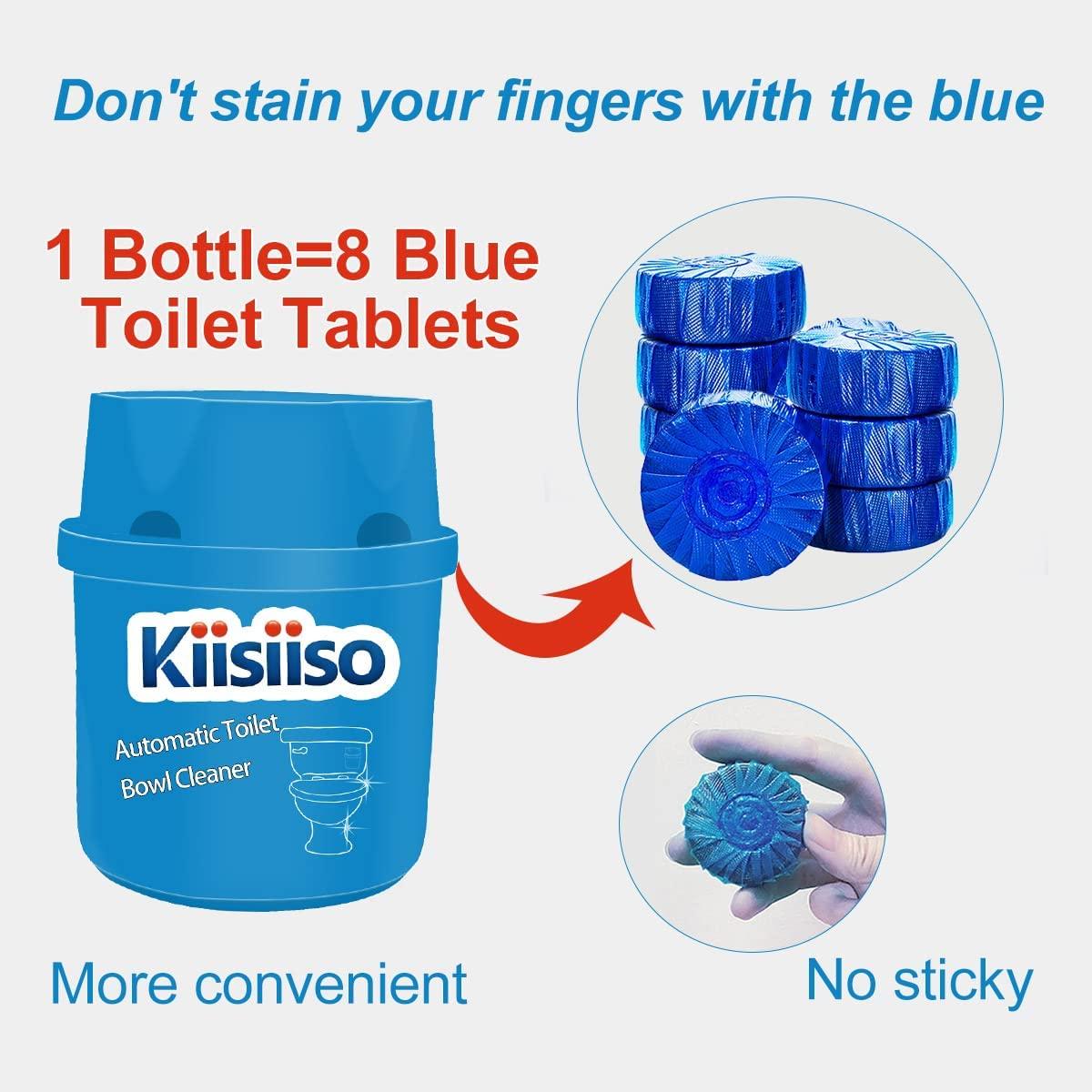 KIISIISO Toilet Bowl Cleaners (6 Bottles PACK), Automatic LongLasting