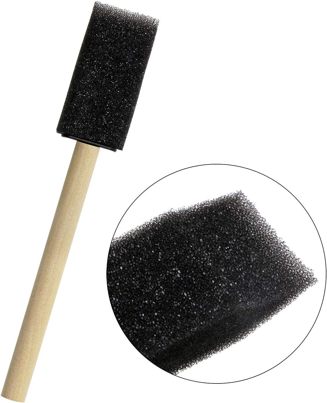 Tupalizy 10PCS Foam Brushes Sponge Painting Brushes with Handle