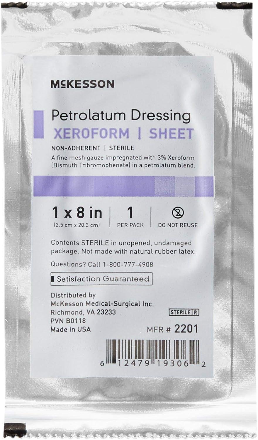 McKesson Xeroform Petrolatum Dressing Impregnated Gauze Dressings for
