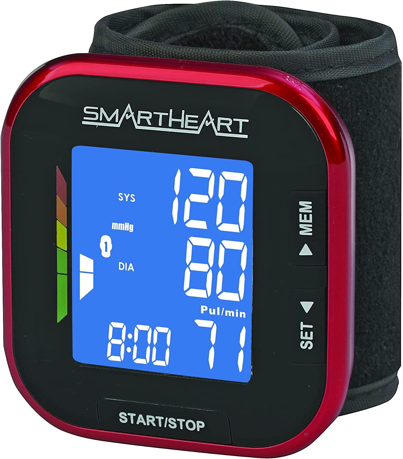 Smartheart Blood Pressure Monitor | Wide-Range Upper Arm Cuff