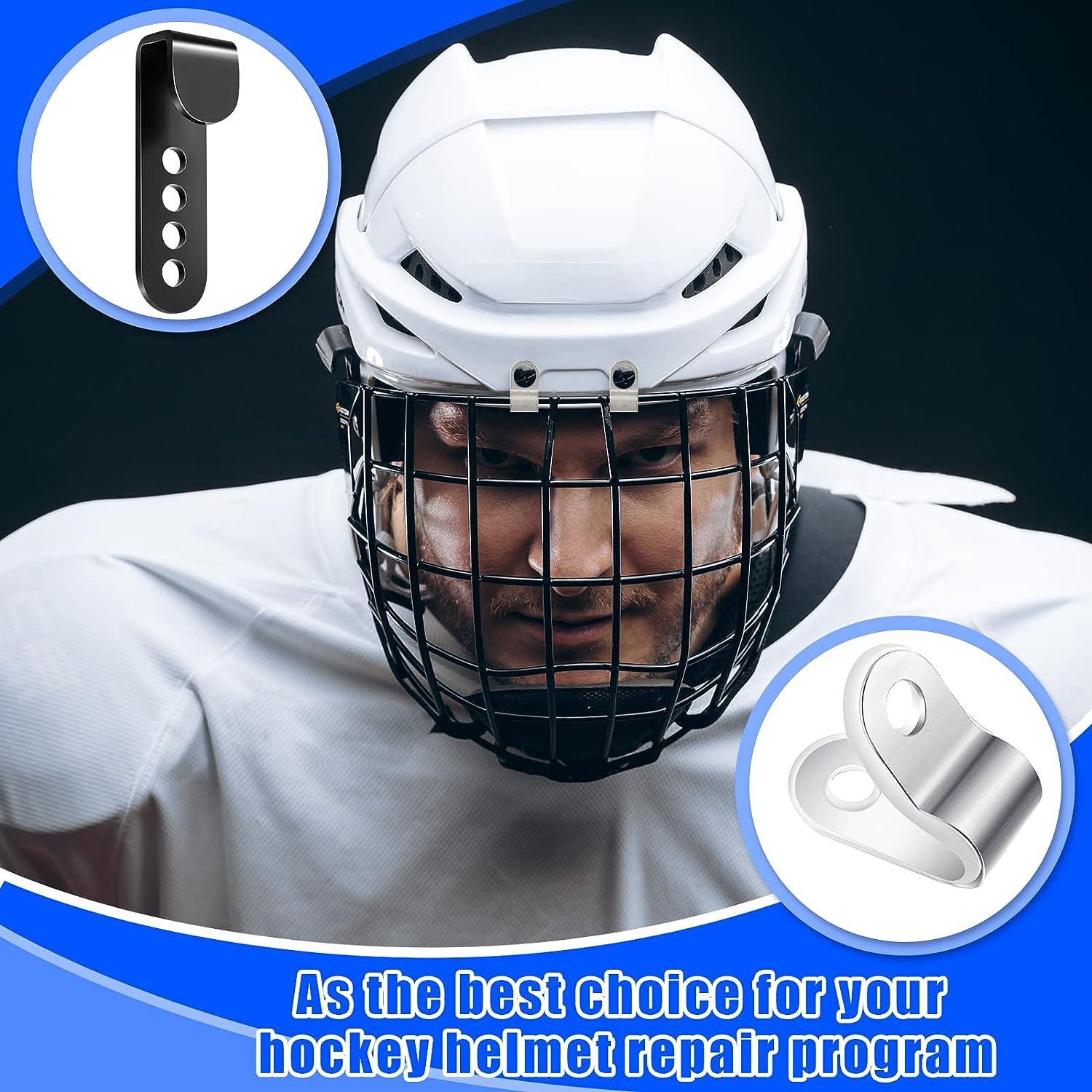 Universal Helmet Repair Kit with Clips for Hockey and Football Helmets