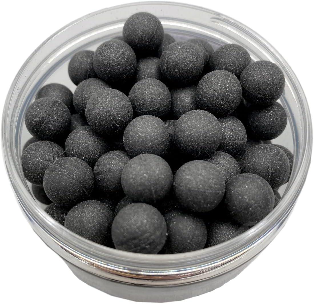 RUBBERSTEEL BALLS .43 Cal. 100 x Hard Mix Rubber Steel Balls