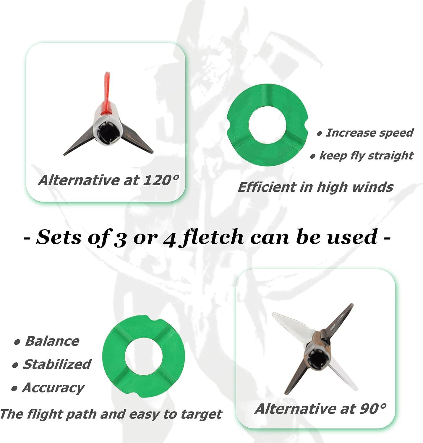 Fletching Jig for DIY Arrows Straight and Right Helical Clamps
