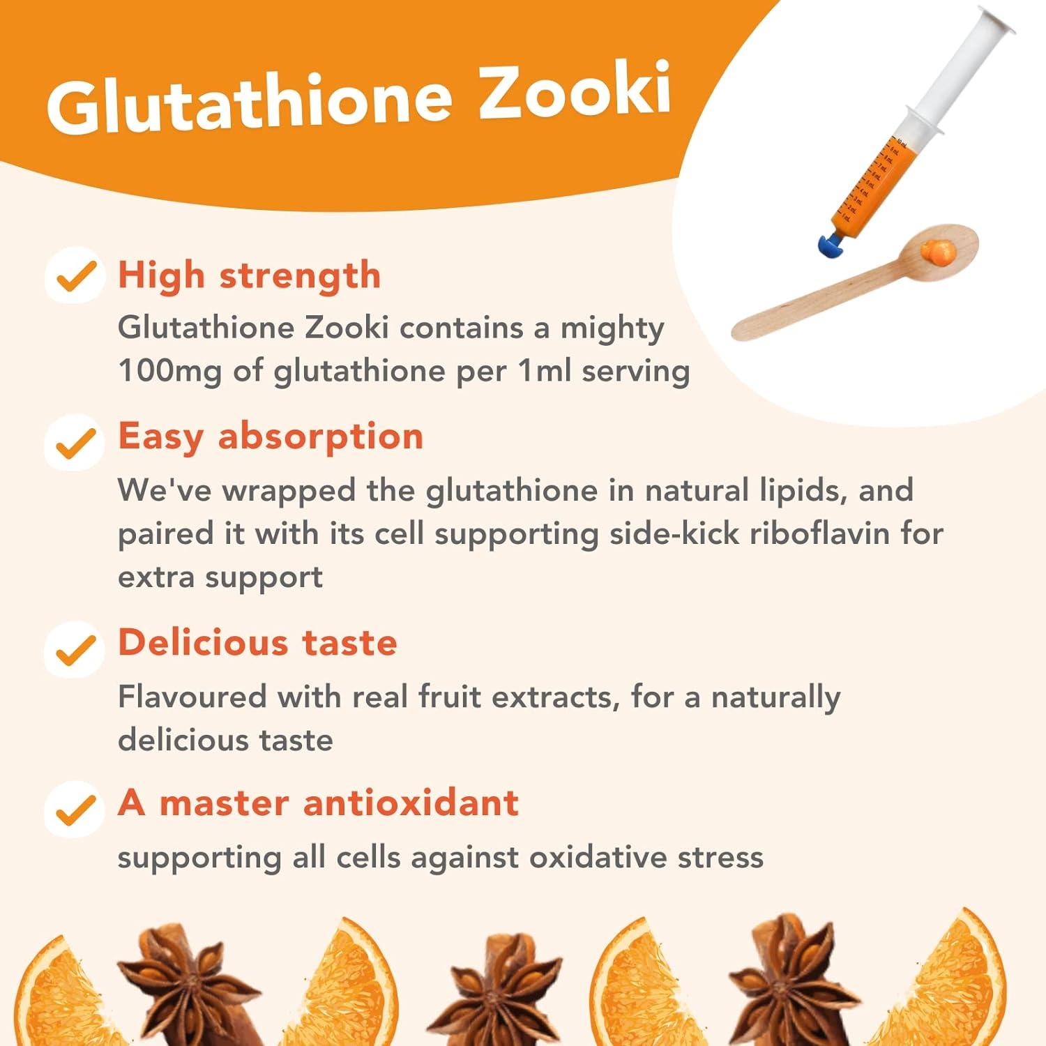 zooki liposomal glutathione Zooki® Feel Benefits Fast main image 1