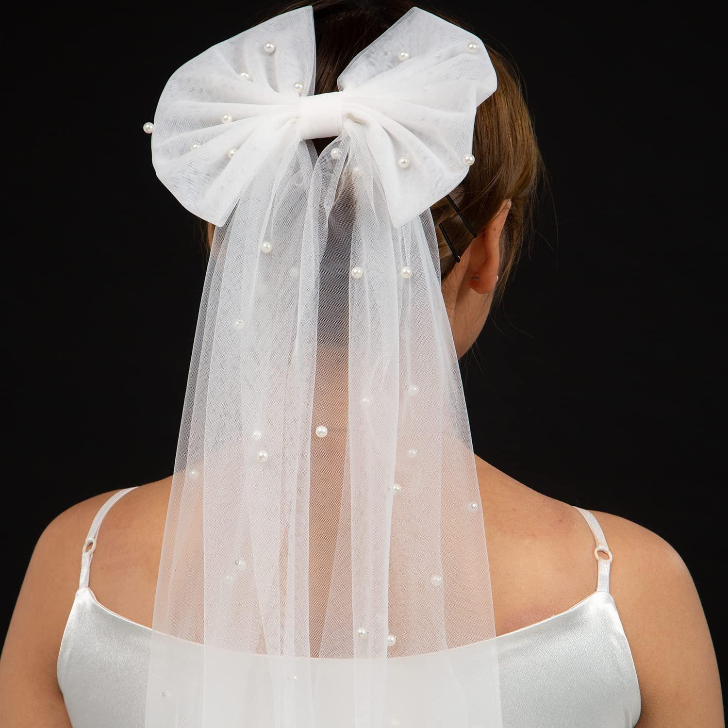 Veil Weights Pearl Bridal Veil Weights White or Ivory Color 