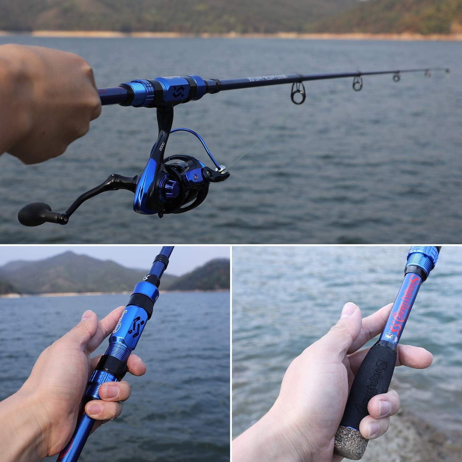  Fishing Rod Telescopic Fishing Rod Portable, 24 Ton