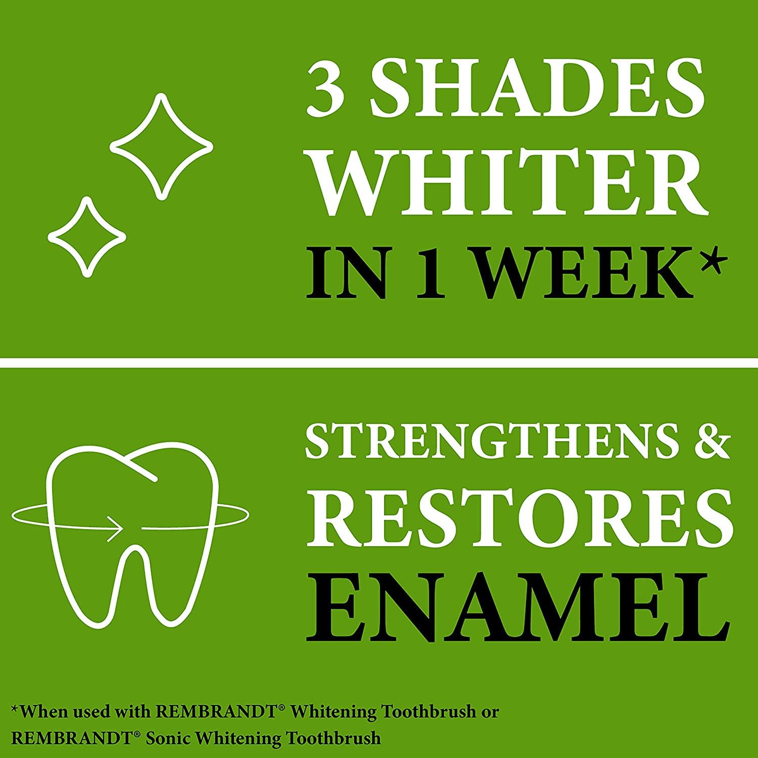 Rembrandt Deeply White + Peroxide Whitening Toothpaste, Peppermint