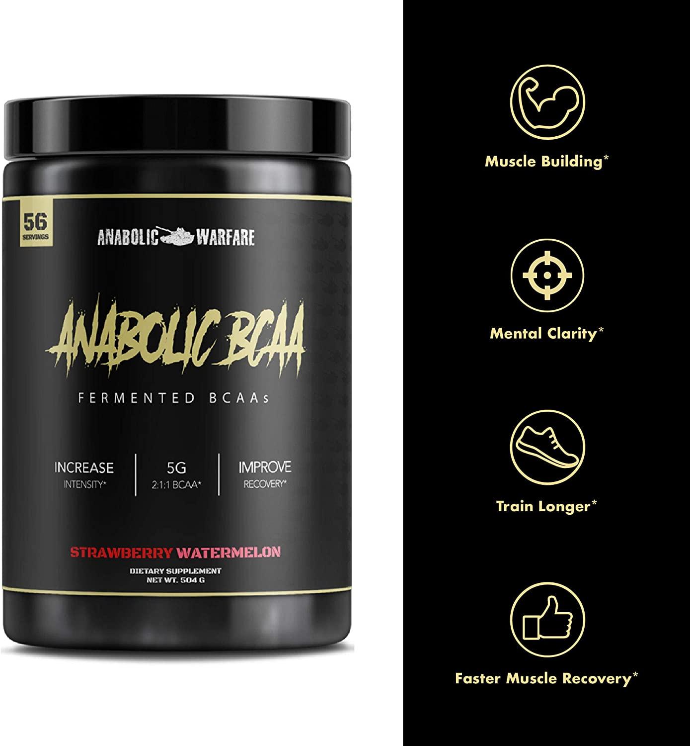 Anabolic BCAA Powder Supplement by Anabolic Warfare BCAAs Amino Acids