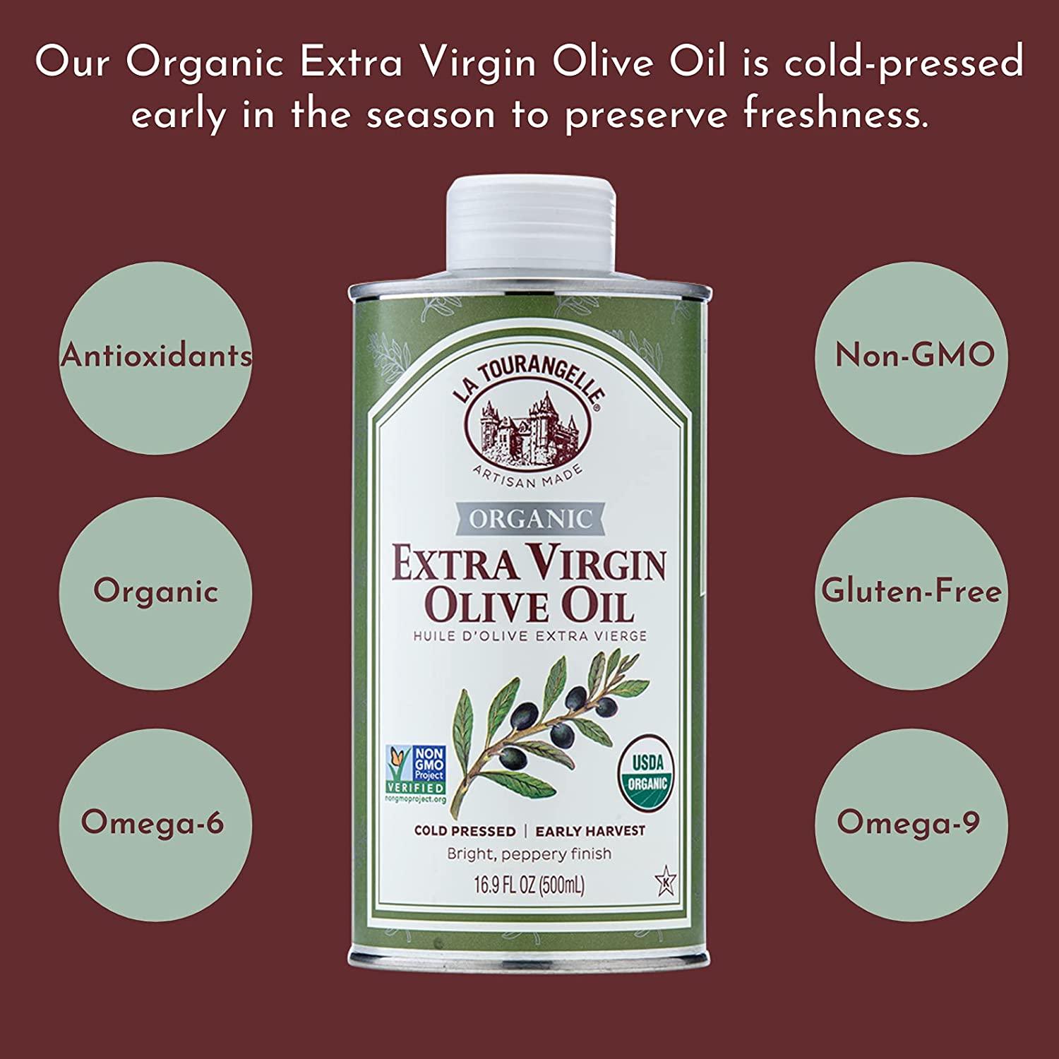 La Tourangelle Extra Virgin Olive Oil Spray, Cold-Pressed Extra