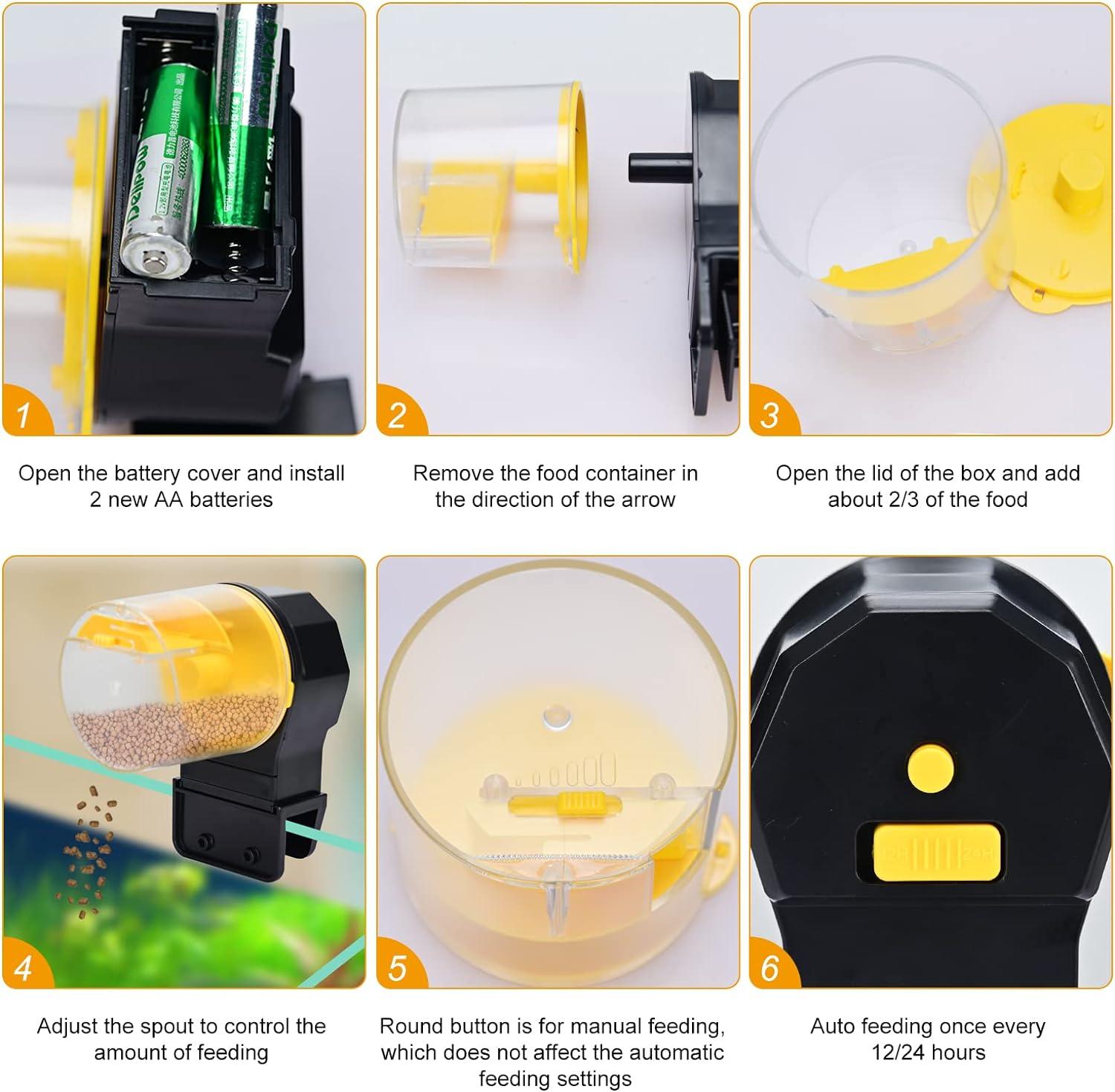 thumbnail image 2 of Automatic Aquarium Fish Feeder Moisture Proof Electric Auto Fish Feeder | Kenya 2 of 13