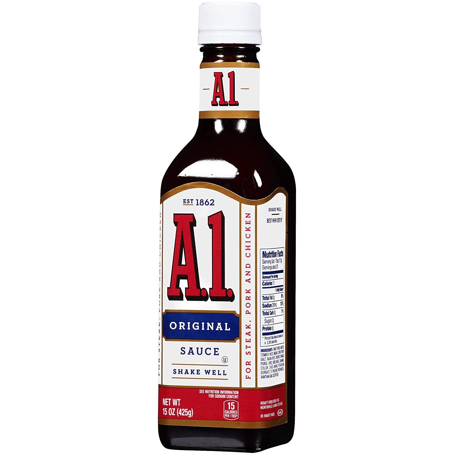 Original Steak Sauce 15 oz Bottle Premium Quality for Perfect Grilling