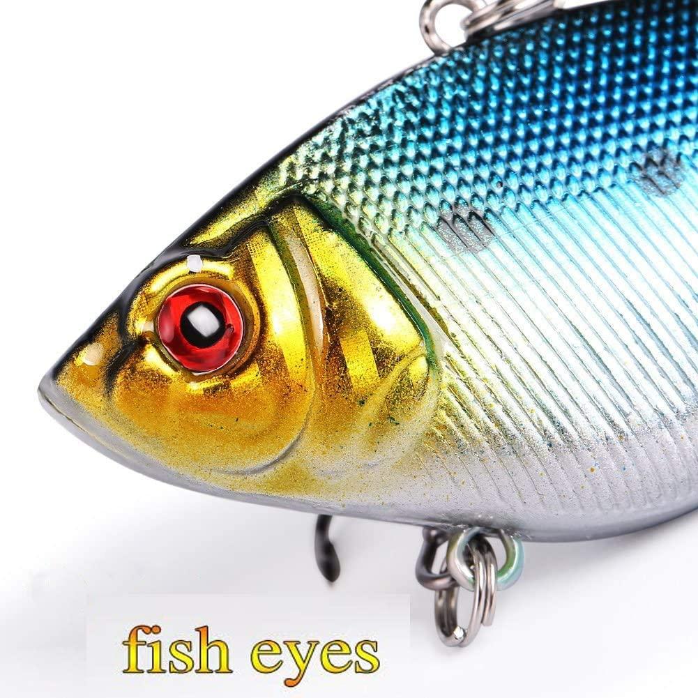 Sougayilang Large Hard Bait Minnow VIB Fishing Lure Set - Life-Like Swimbait for Bass Trout Walleye Redfish - Treble Hook, Popper, Crankbait, Vibe ... Sougayilang Large Hard Bait Minnow VIB Fishing Lure Set - Life-Like Swimbait for Bass Trout Walleye Redfish - Treble Hook, Popper, Crankbait, Vibe ...