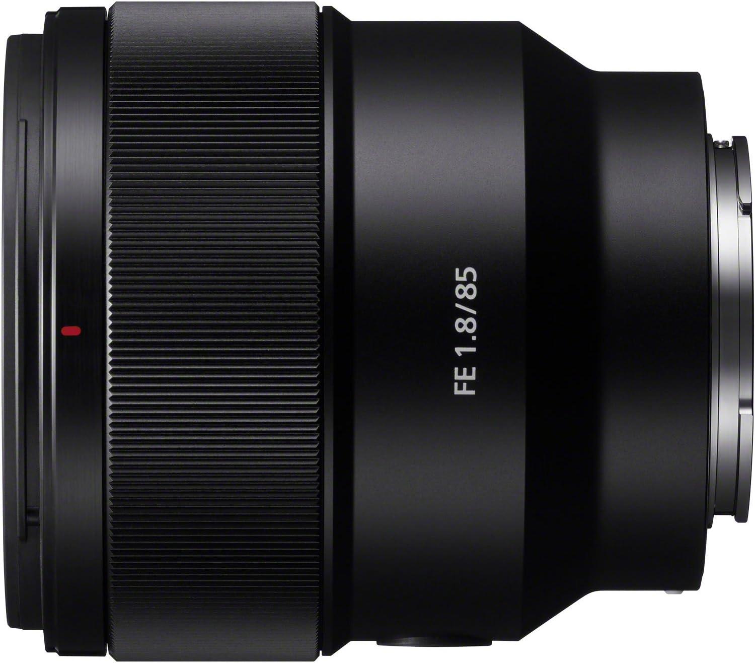 Sony SEL85F18 FE 85mm F1.8 Lens Bundle | Full-Frame E-Mount Prime