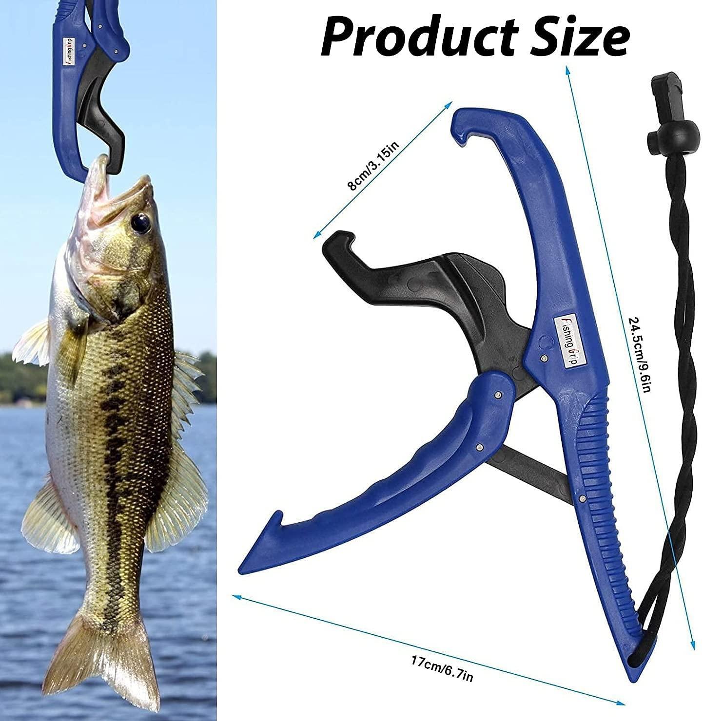 GRANDBUY Fishing Tool Kit Fishing Hook Remover Fish Gripper Fishing Scale  Fish Grip Tools Set Saltwater Resistant Fishing Gear