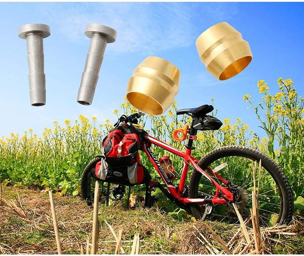 CYCEARTH Fiets rem olijf en messing verbindingsinzetstuk kit voor