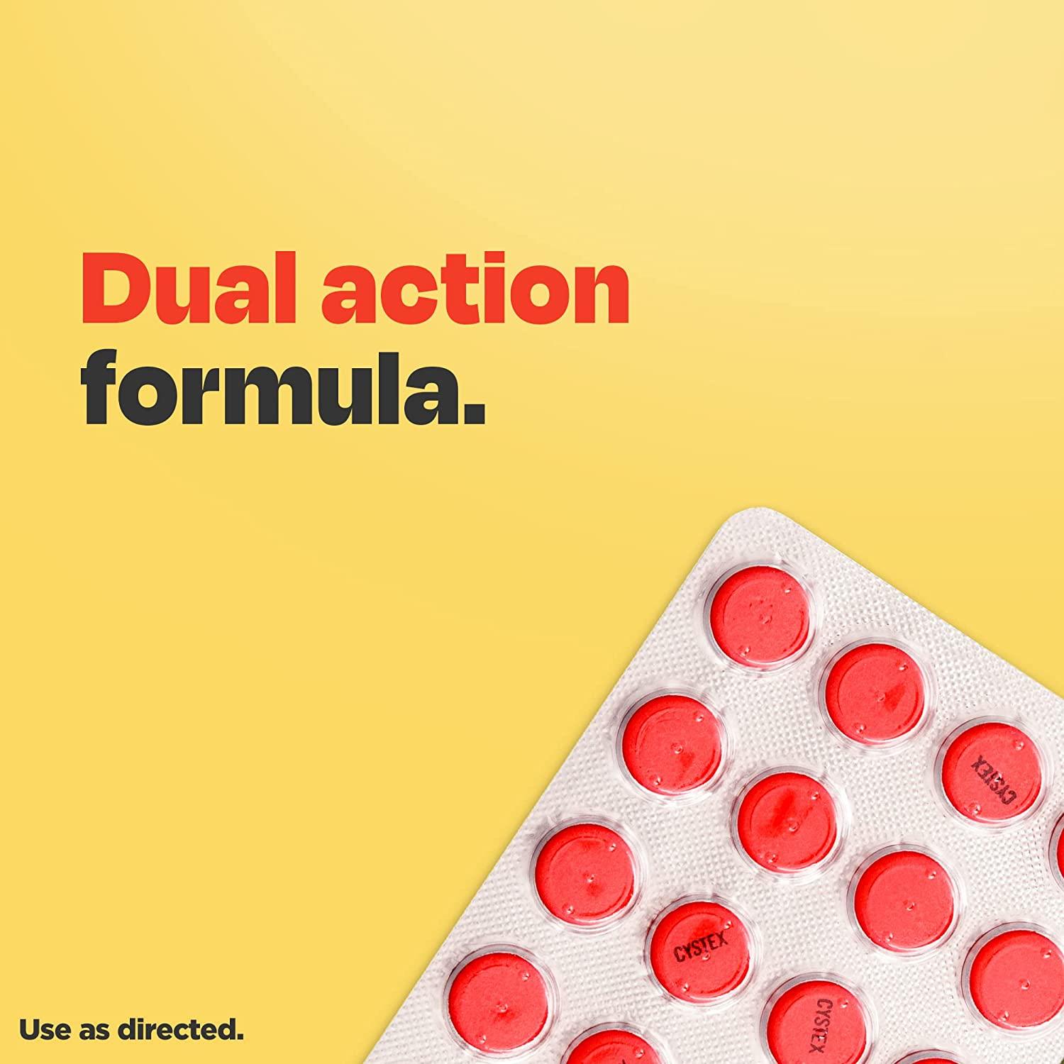 Cystex UTI Pain Relief, Maximum Strength, Relieves Pain & Urgency of Urinating, 48ct 48ct Tablet