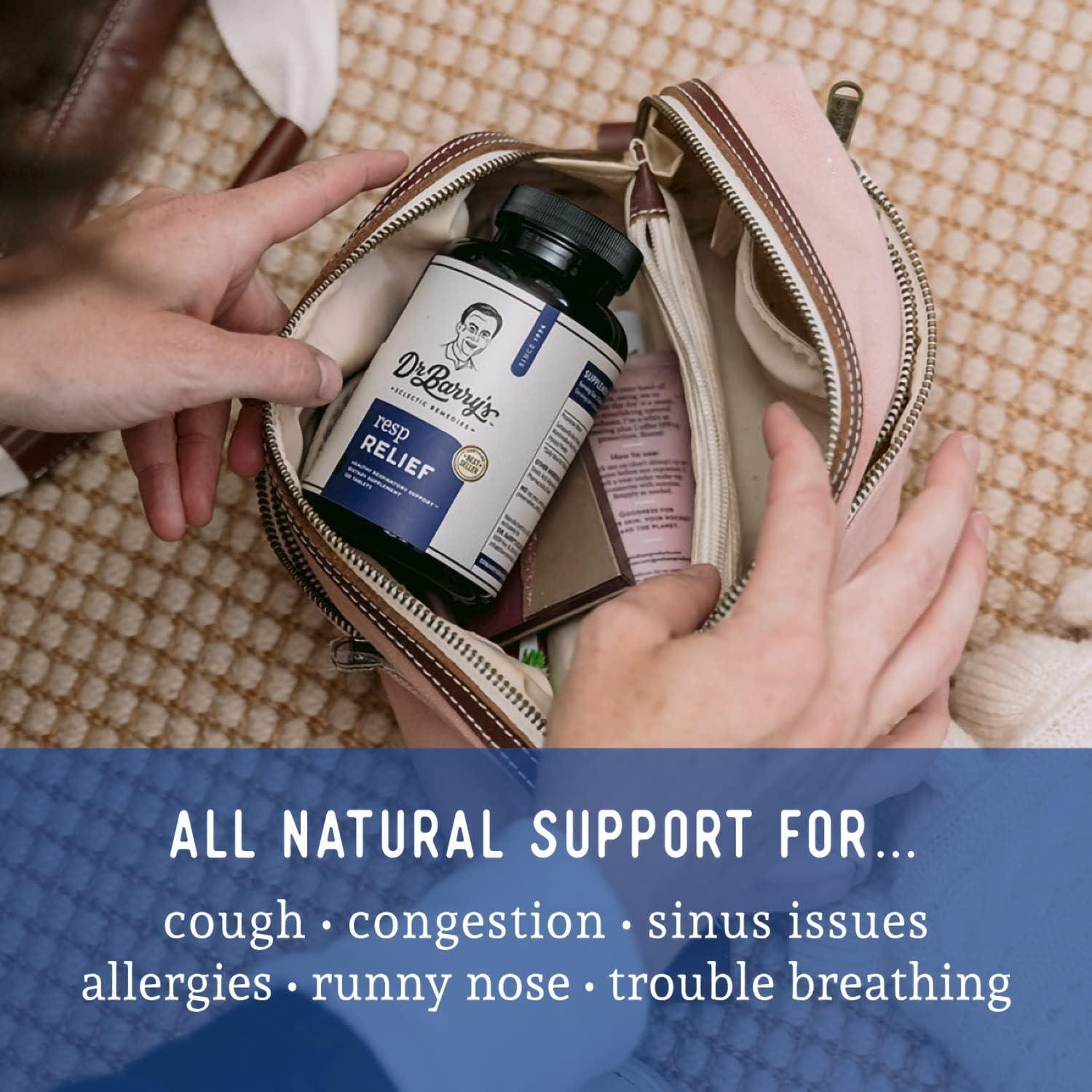 Dr. Barry's Natural Respiratory & Sinus Pressure Relief Nasal Congestion & Cough Relief