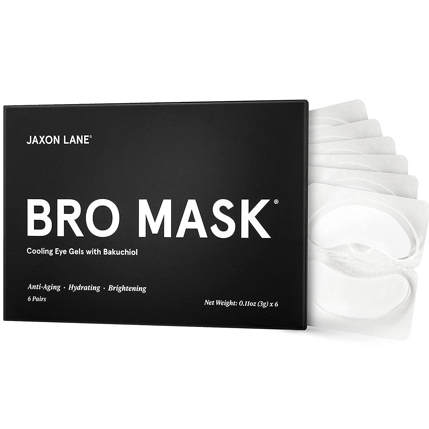 BRO MASK Under Eye Gel Pads Cooling Eye Patches for Dark Circles and