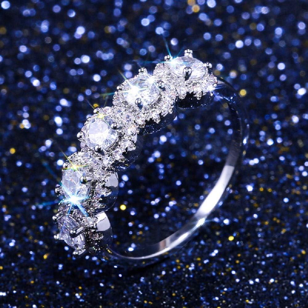 High quality cubic store zirconia eternity bands