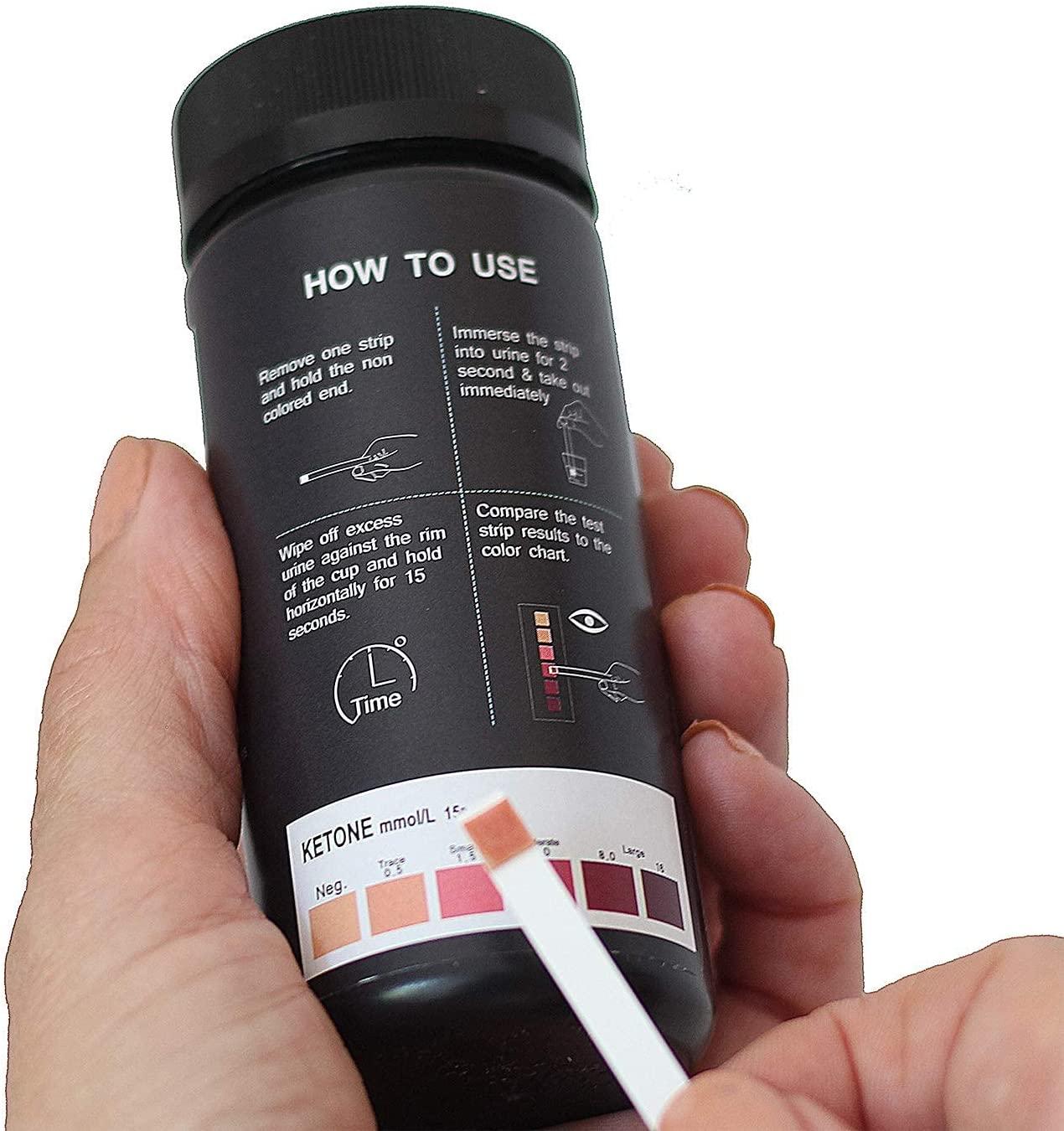 EZ Keto Ketone Testing Strips for Urinalysis with Free App and EZ Keto