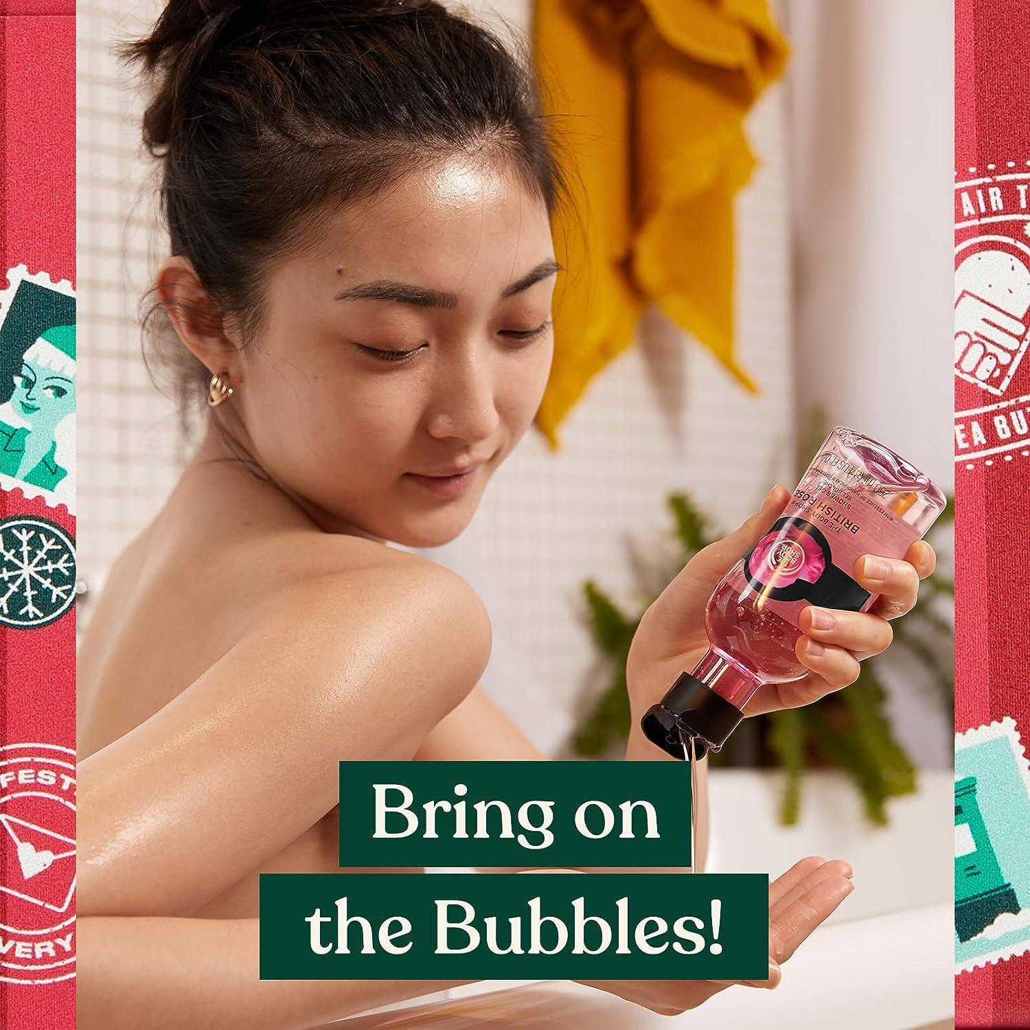 The Body Shop Refresh & Rejoice Shower Gels Gift Set Contains 8 Shower