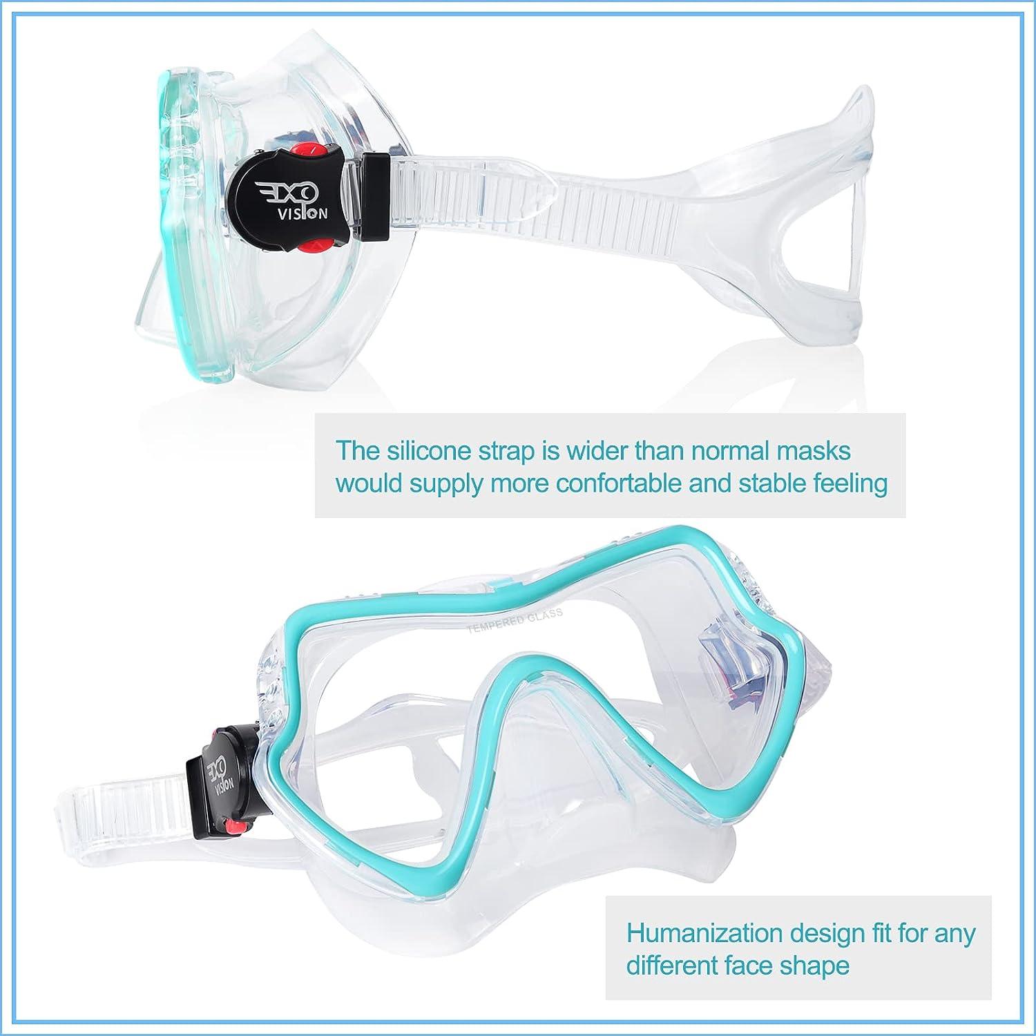 Snorkel Diving Mask, Professional Snorkeling Mask Gear, Ultra