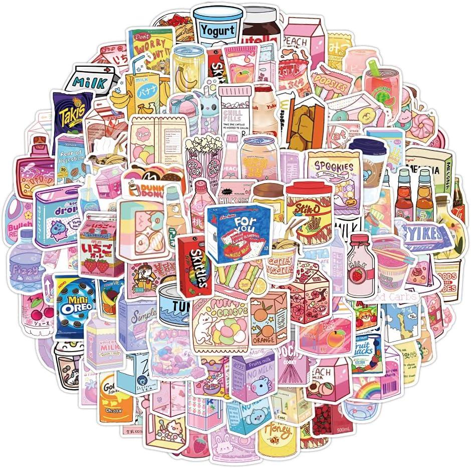 100 Pcs Aesthetic Kawaii Stickers,Cute Stickers for Kids, Adult