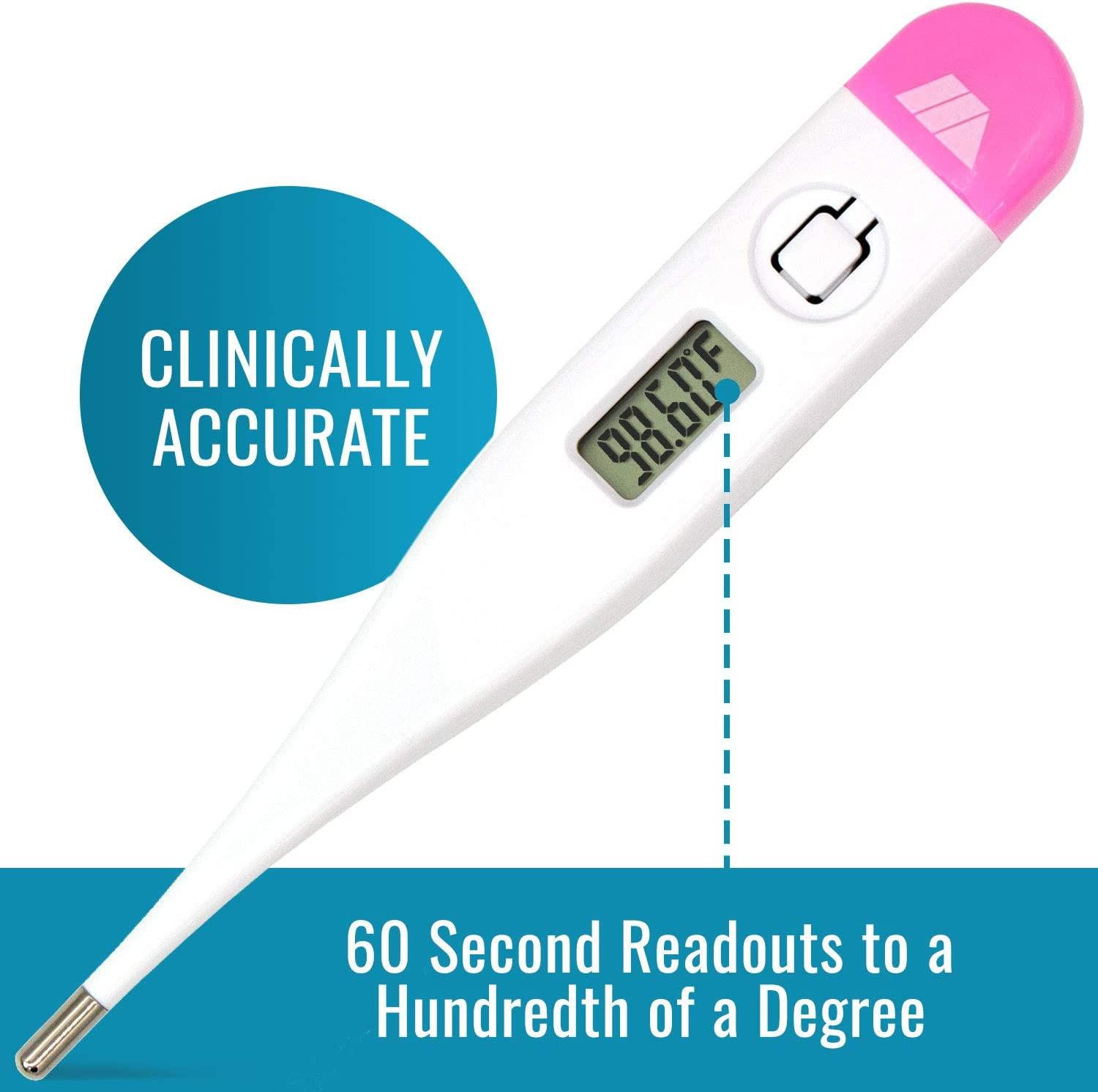 Digital Basal Body Thermometer for Ovulation Tracking and Fertility