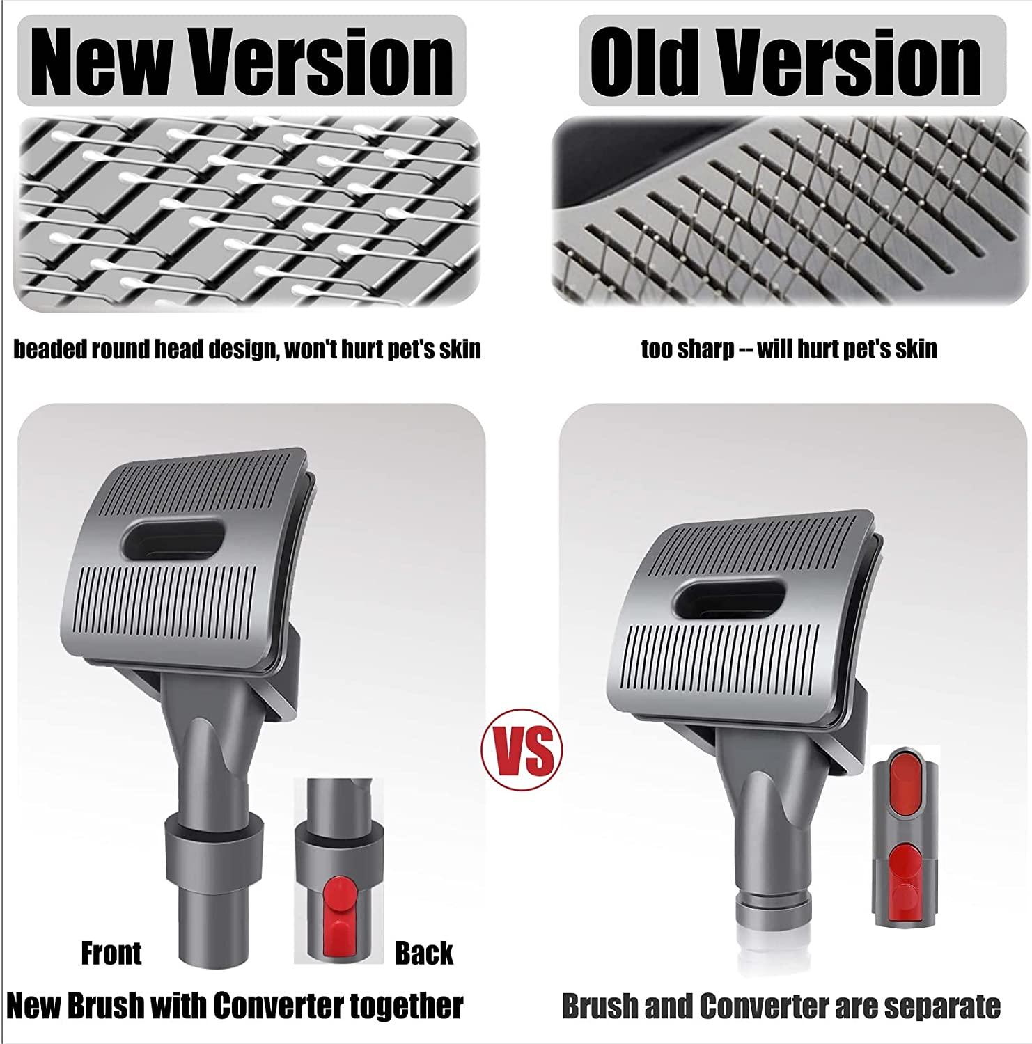 TPDL Groom Tool Dog Pet Attachment Brush Compatible with Dyson V7