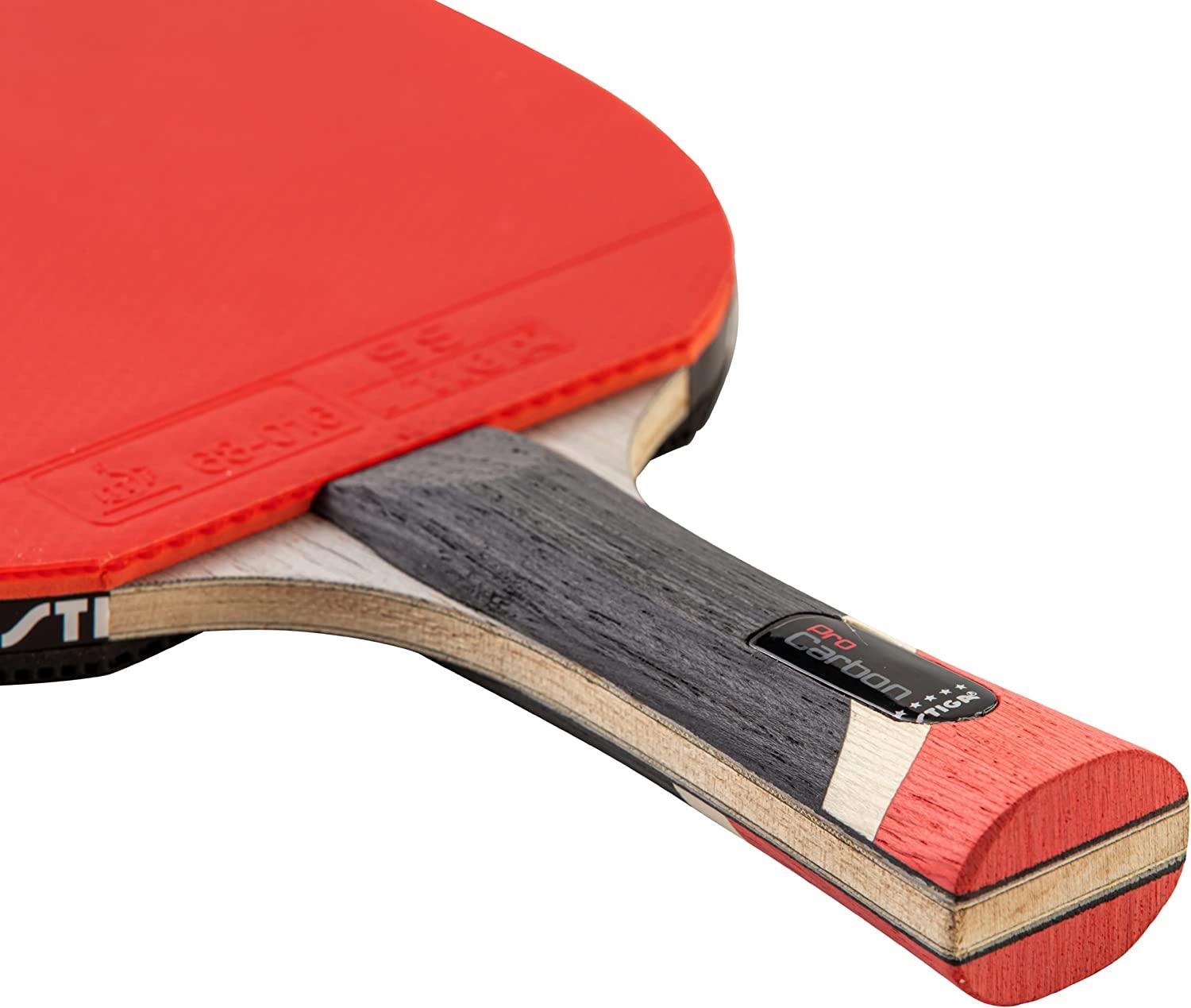STIGA Pro Carbon PerformanceLevel Table Tennis Racket with Carbon