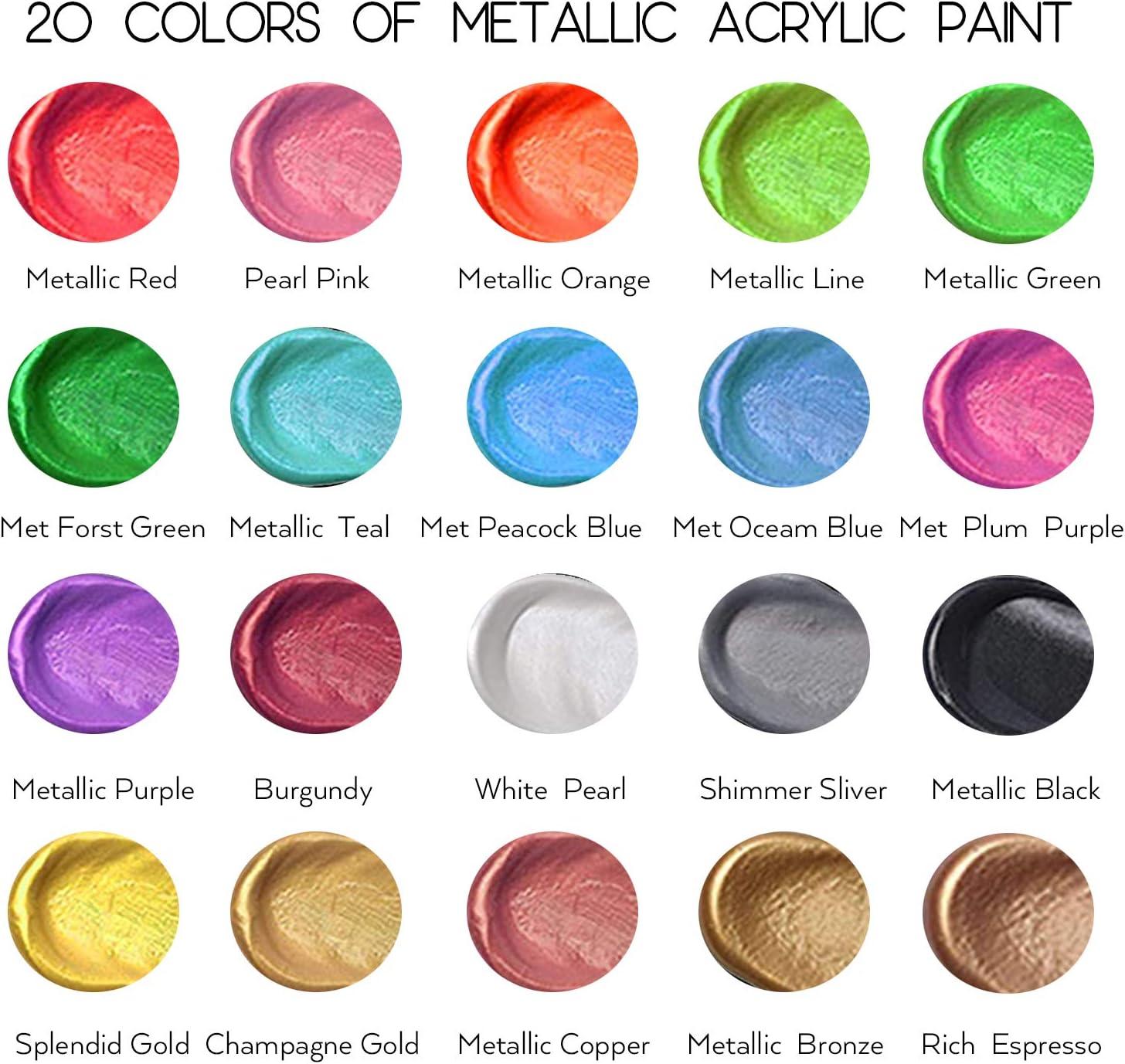 Pro Acryl Paints - Metallics