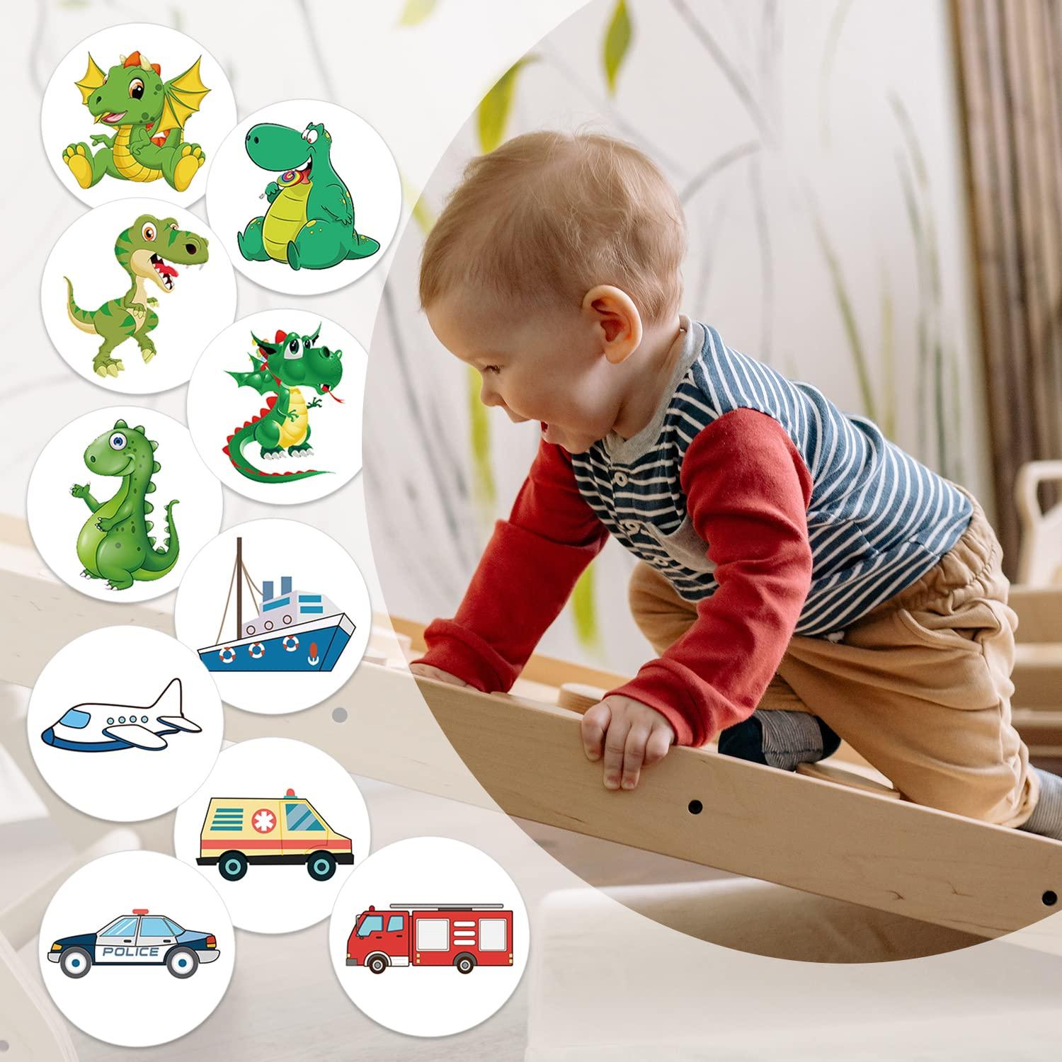 10pcs Potty Training Stickers Reusable Fun Potty Training Toilet Seat