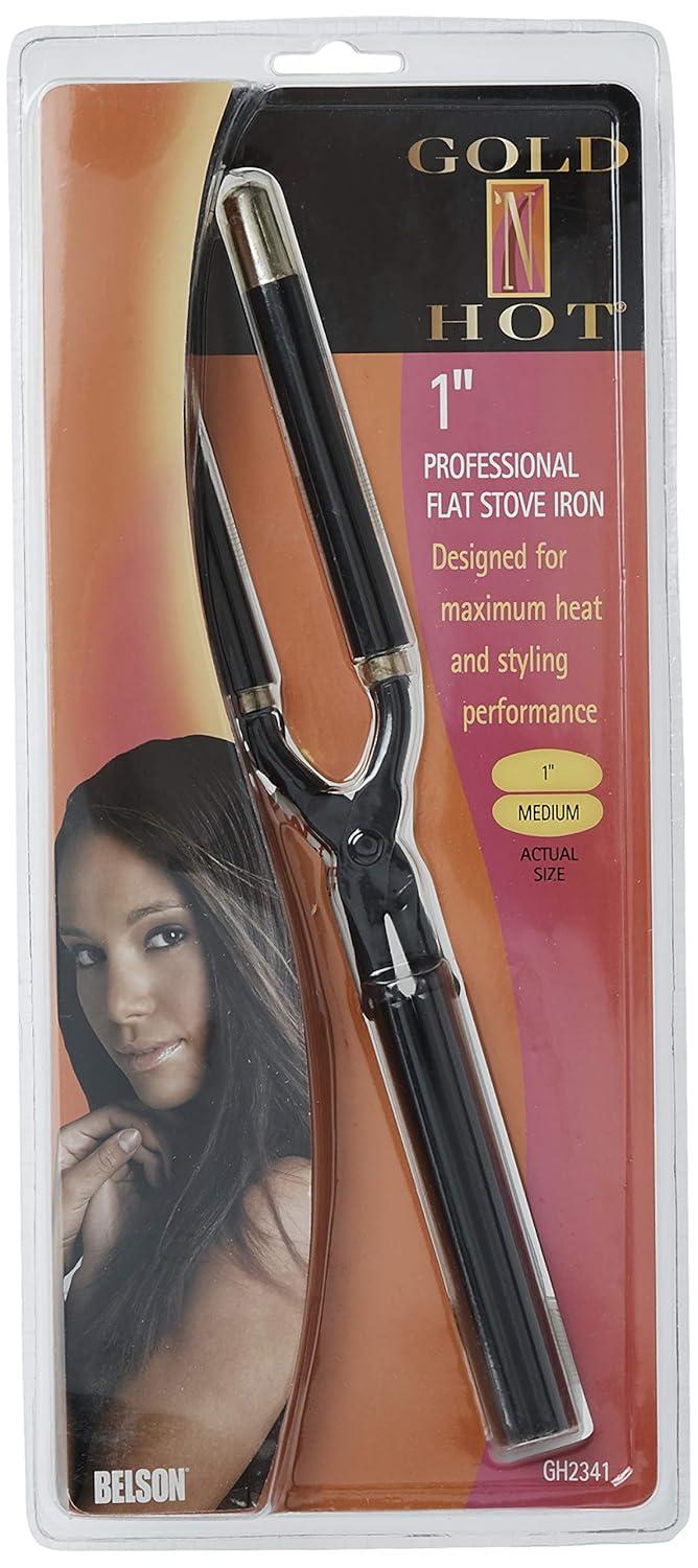 Flat Iron Set Golden Supreme Marcel Irons Thermal Styling Kit