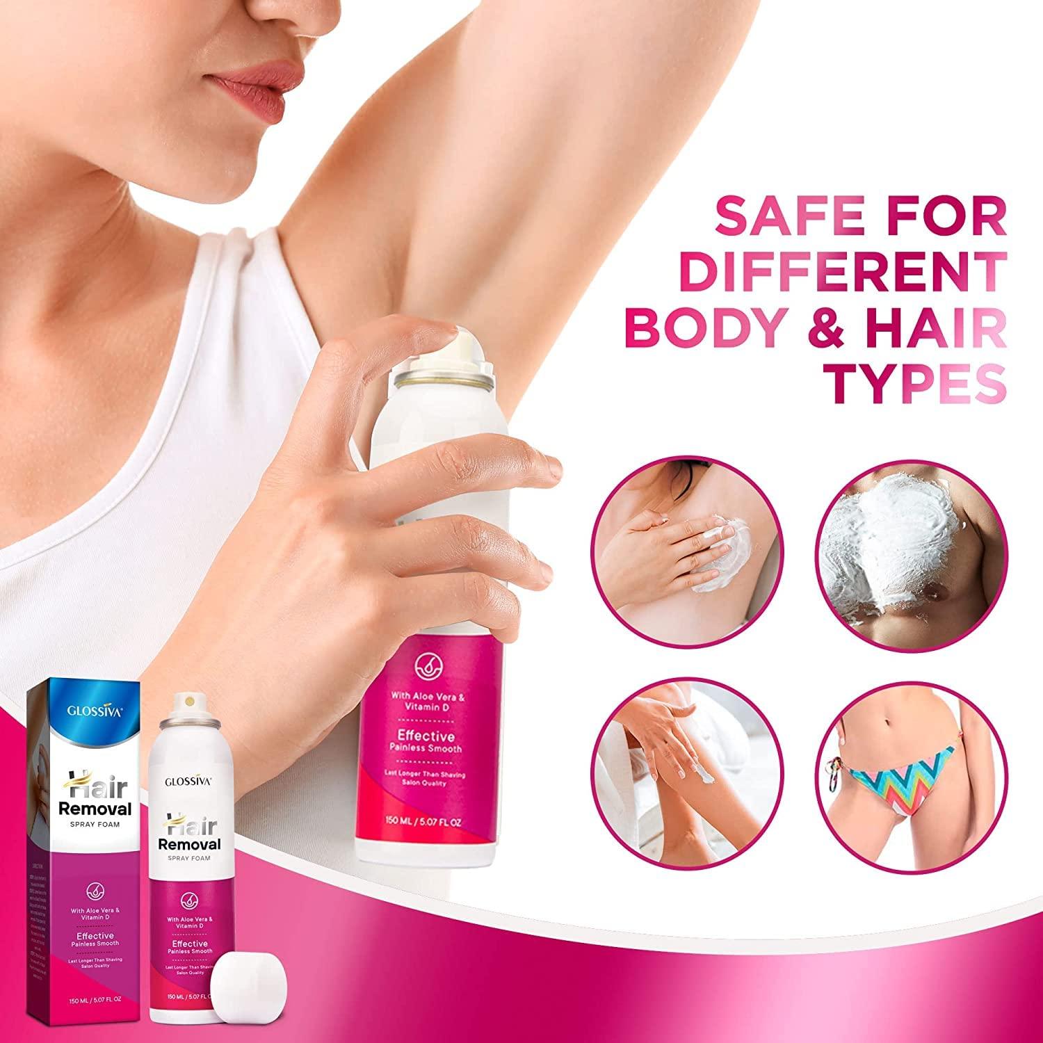 Semi Permanent Painless Hair Removal Spray, Smooth Body Hair Removal for  Women, The Spray Hair Removal for Men Private Area, Spray Away Quick Hair  Removal Solution, Hair Enemy Bubble Hair Removal Spray.