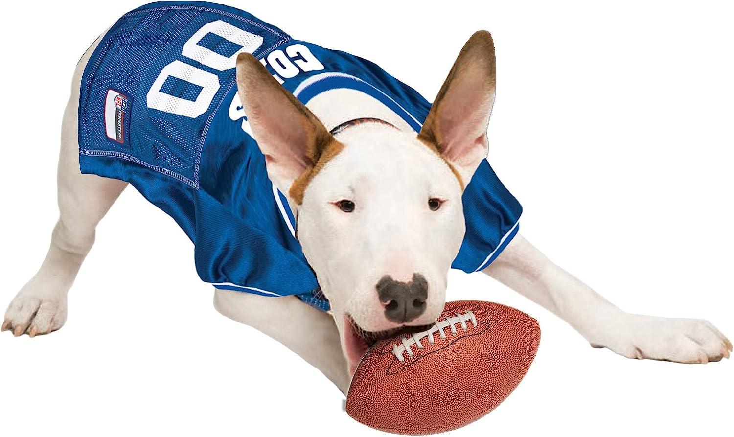 NFL Indianapolis Colts Dog Jersey, Size: X-Small. Best Football Jersey  Costume for Dogs & Cats. Licensed Jersey Shirt.