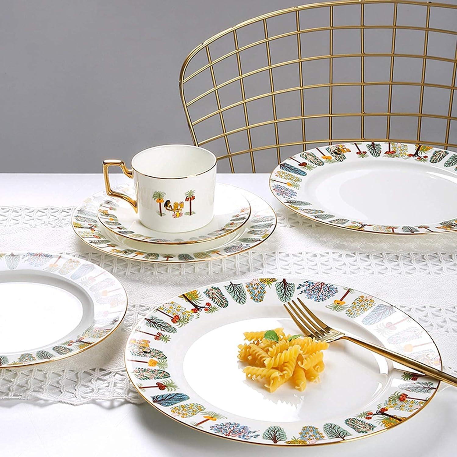 Ceramic Piece Porcelain Dinnerware Set Creative Hand-Painted