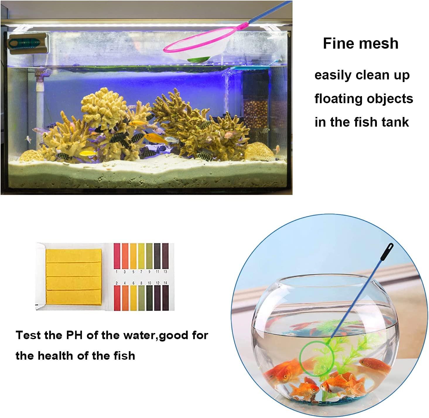 Lxiyu 7 in 1 Aquarium Aquascaping Tools Kits,Stainless Steel Aquarium