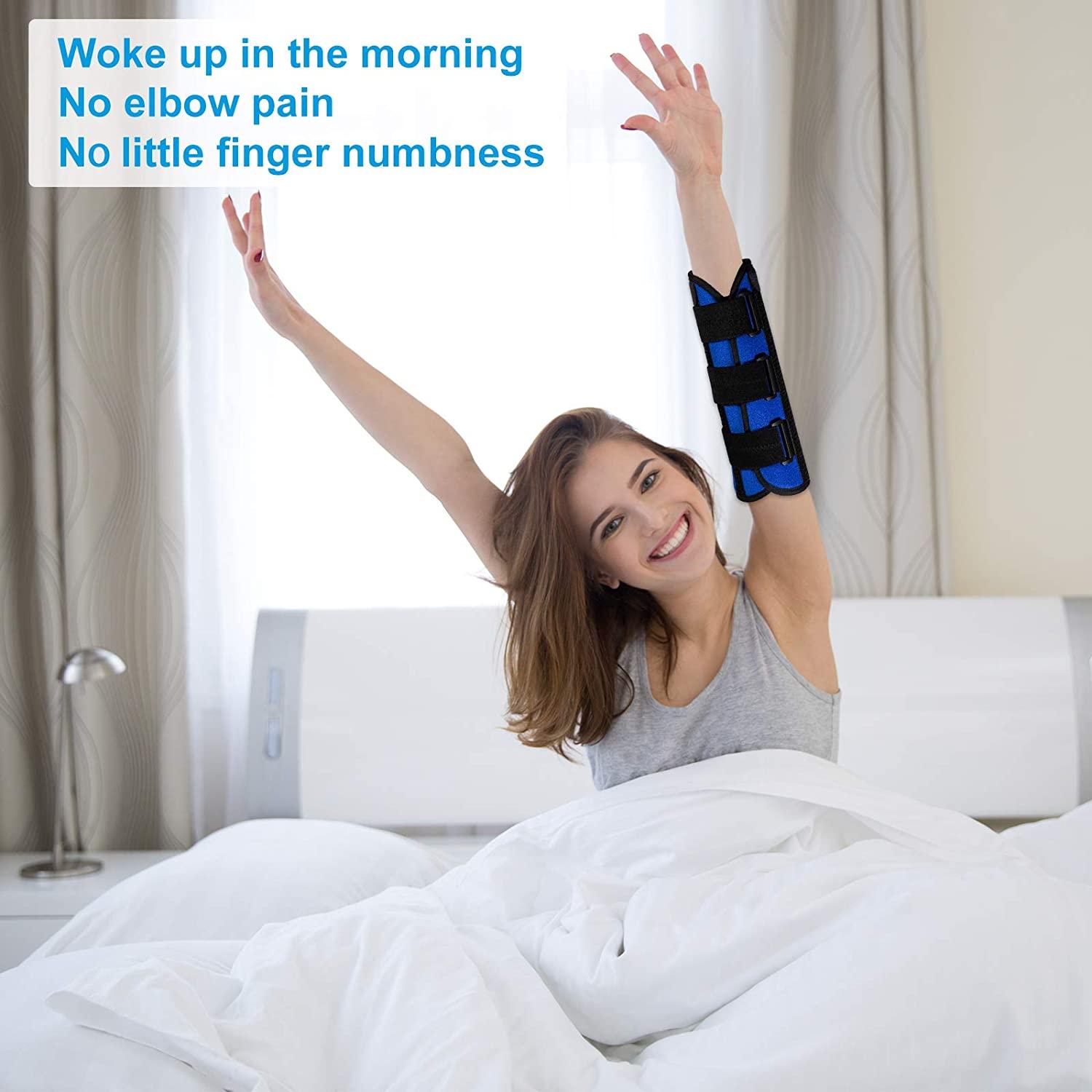 Elbow Brace, Night Splint Support for Cubital Tunnel Syndromean, Ulnar