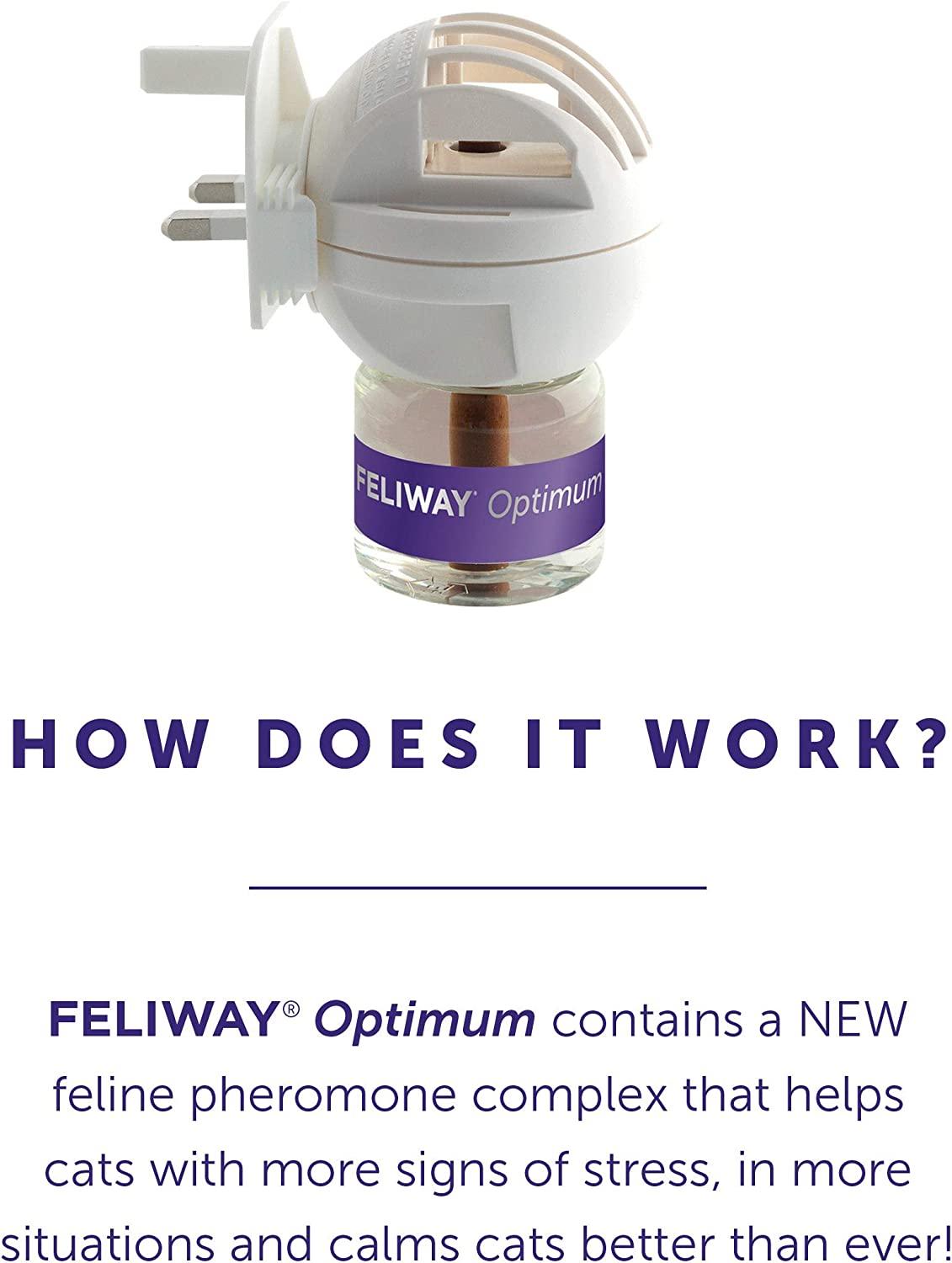 FELIWAY Optimum refill, the best solution to ease cat anxiety, cat