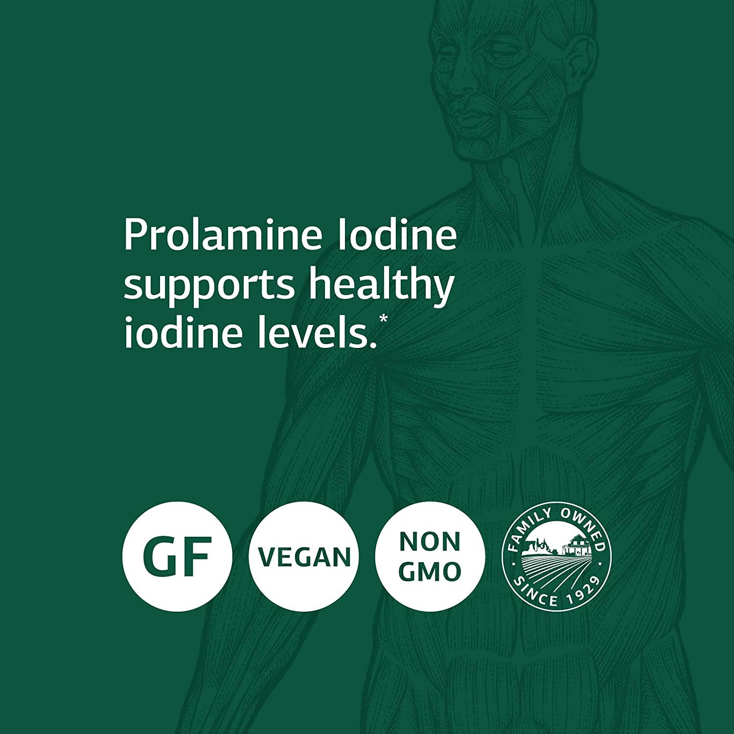 Standard Process Prolamine Iodine Thyroid Support with Prolamine