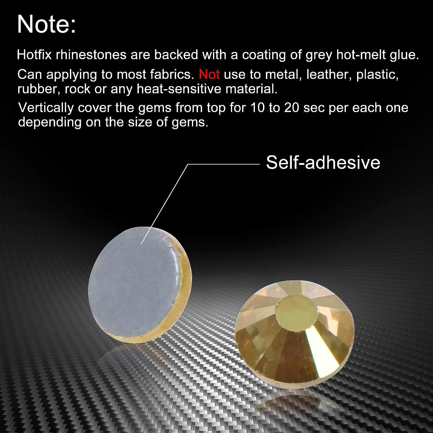 Jollin Hot Fix Crystal Flatback Rhinestones Glass Diamantes Gems 3.2mm(12ss  1440pcs, Metallic Sunshine) SS12 1440pcs Metallic Sunshine