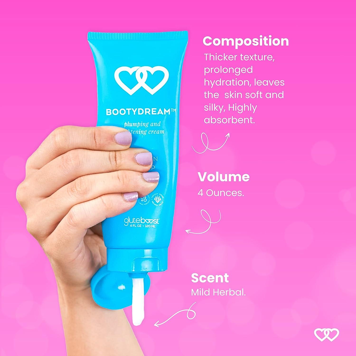 Gluteboost BootyDream Moisturizing Glute Cream Natural Women