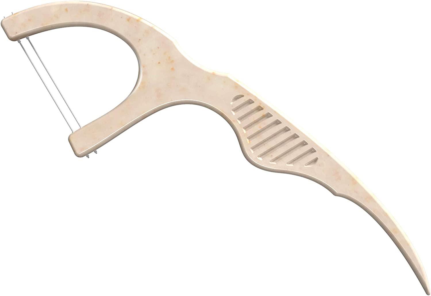 The Humble Co. Floss Picks (200 Count) Sustainable Plant Based and EcoFriendly Natural Dental