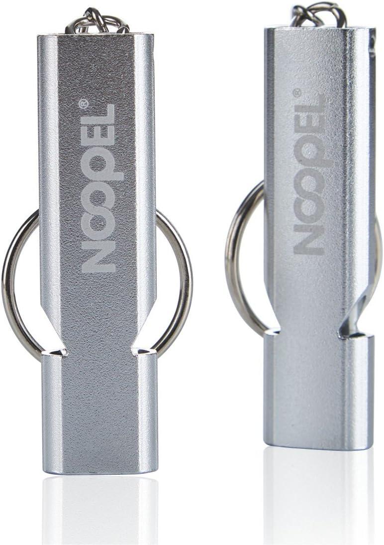 Noopel Emergency Whistles Lifeguard Safety Whistle with Lanyard and