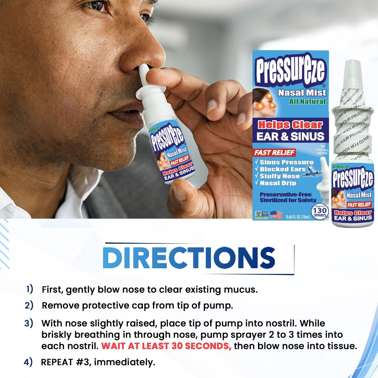 Nasal spray for clogged ears hotsell
