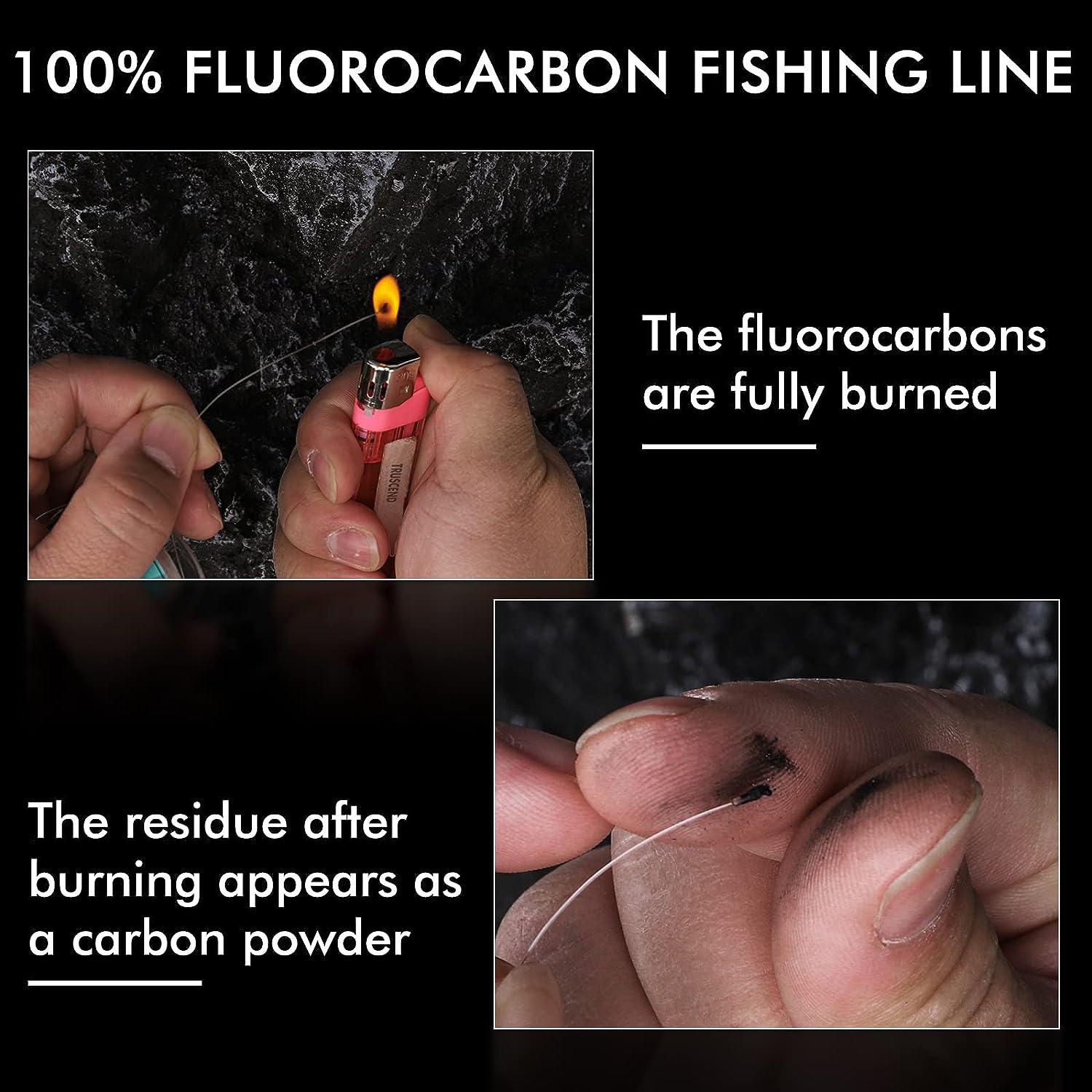 TRUSCEND 100% Fluorocarbon Fishing Line, Japan Material Nrivaled
