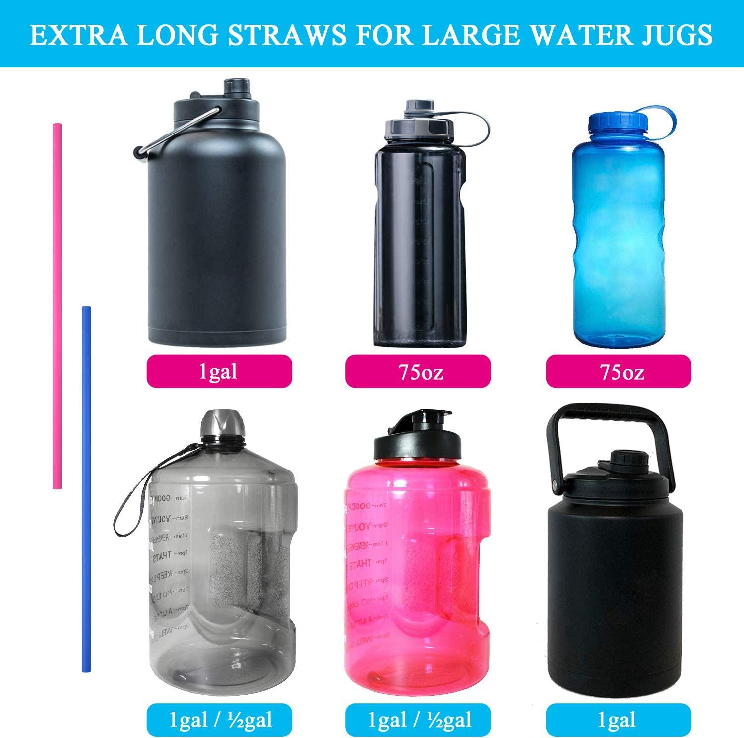 Jmoe USA Straw Adapter Kit for RTIC Jugs | 5-Pack of Reusable BPA Free  Straws | Includes Cleaning Brush | Food-Grade Plastic | Compatible With Jug  Lid