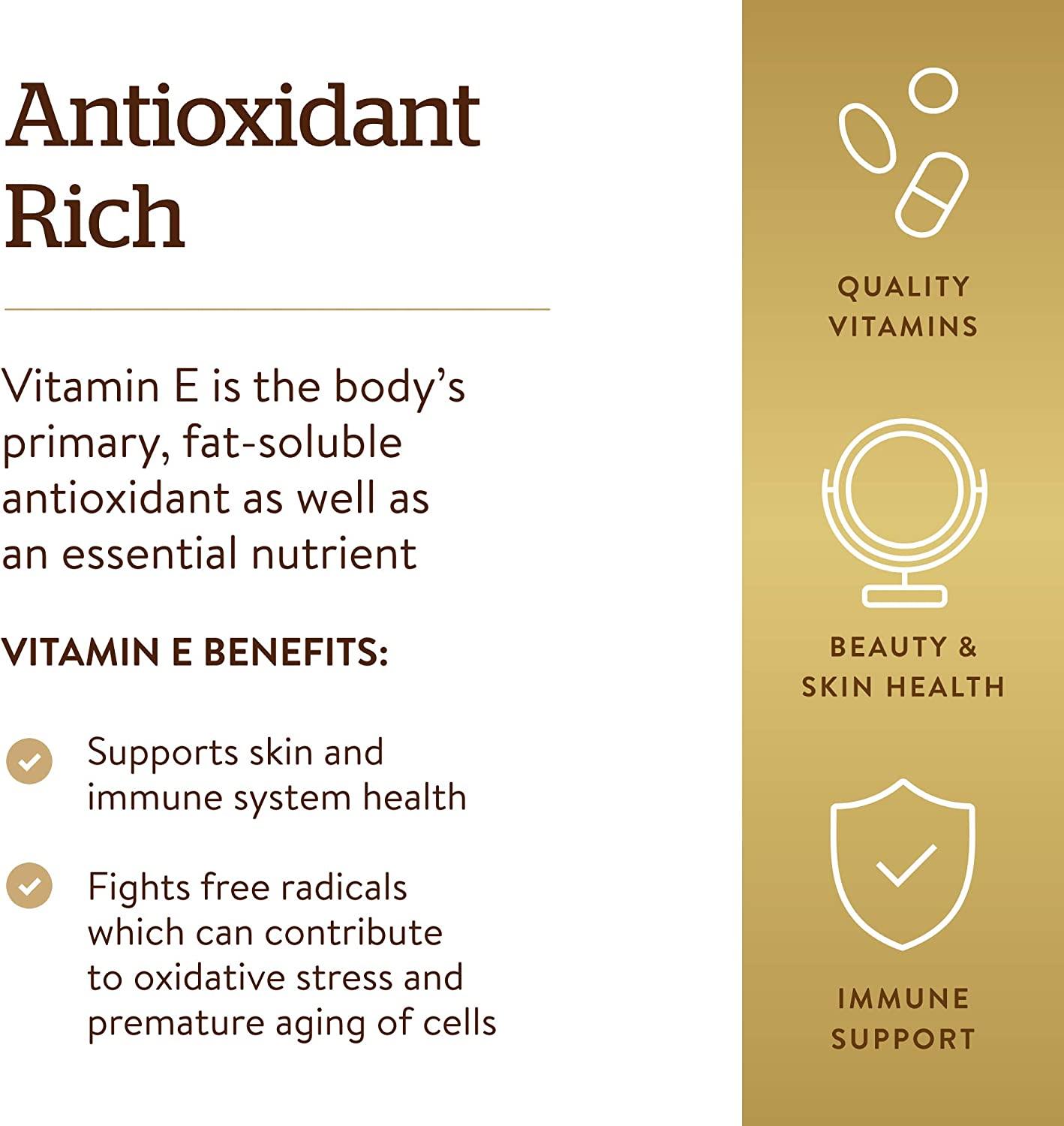 Solgar Liquid Vitamin E 4 fl. oz. Antioxidant & Immune Support for