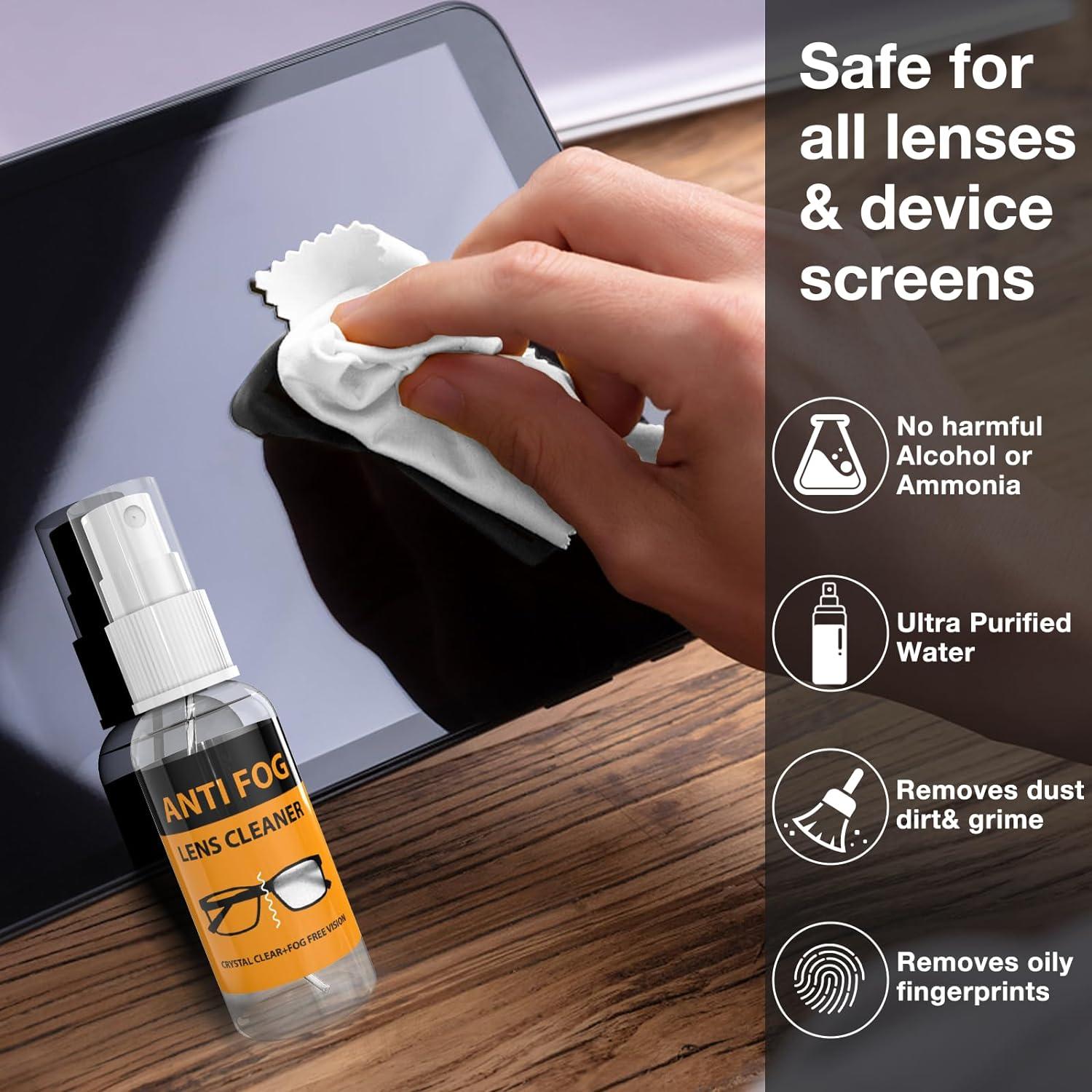 Aazon.co: Tasspitor Glasses Cleaning Kit Eyeglass Cleaner, All In 1